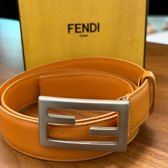 Fendi Tan Belt - size 32 - Picture 1 of 6